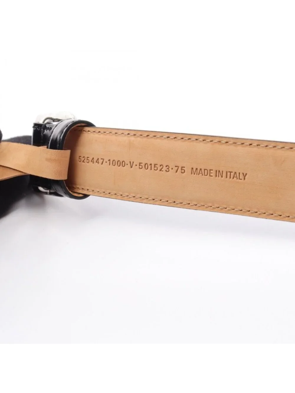 Balenciaga Belt Silver Leather